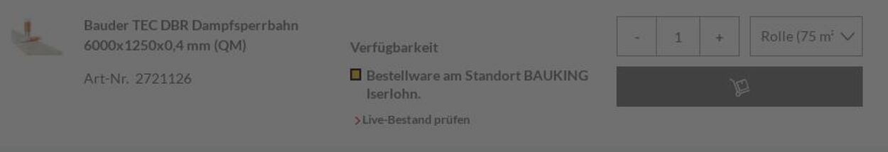 Prospekt Bauking 02.06.2025 - 11.06.2025