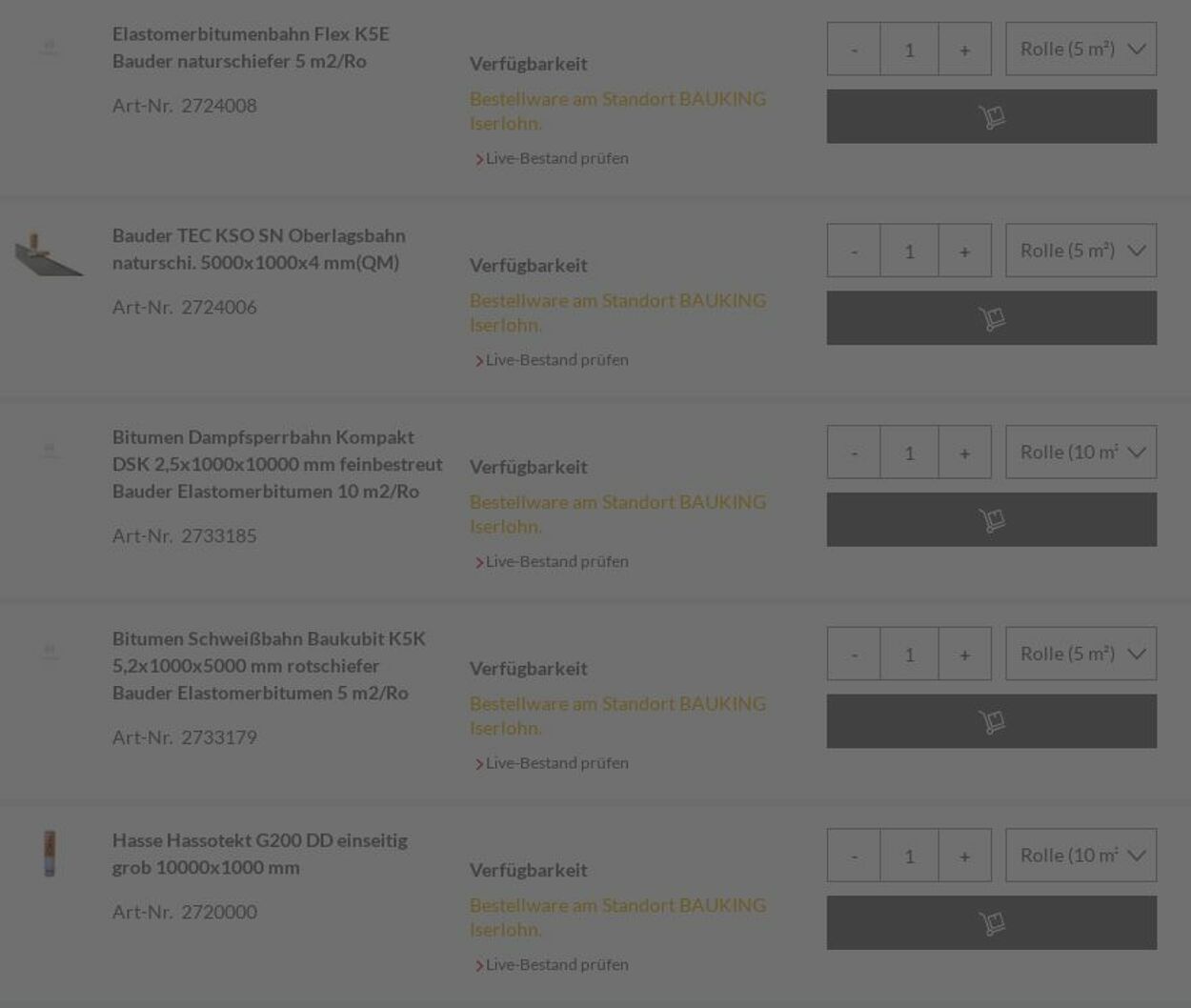 Prospekt Bauking 20.01.2025 - 29.01.2025