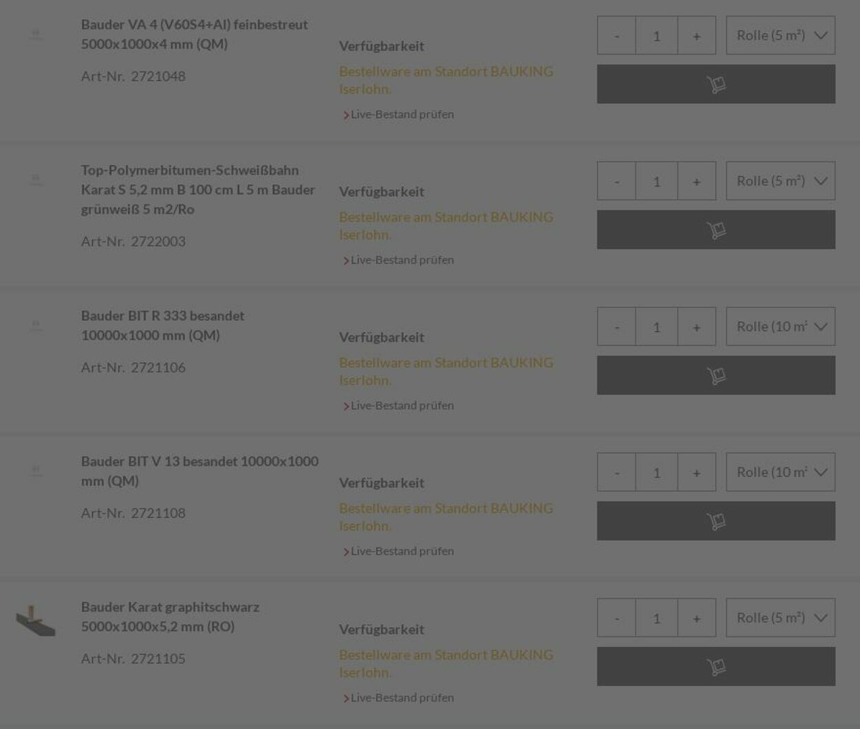 Prospekt Bauking 20.01.2025 - 29.01.2025