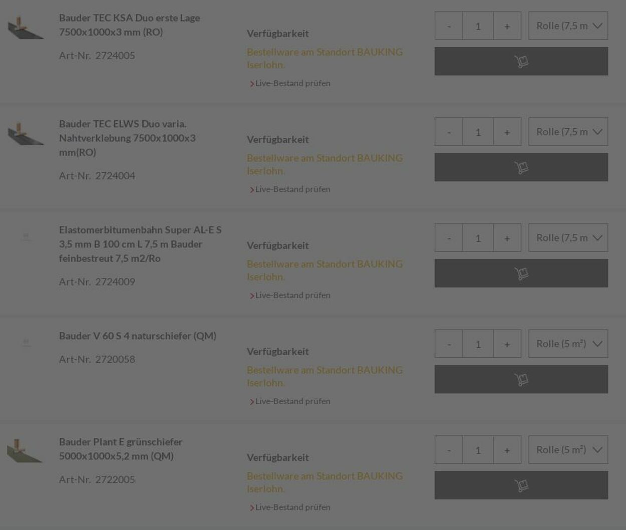 Prospekt Bauking 20.01.2025 - 29.01.2025