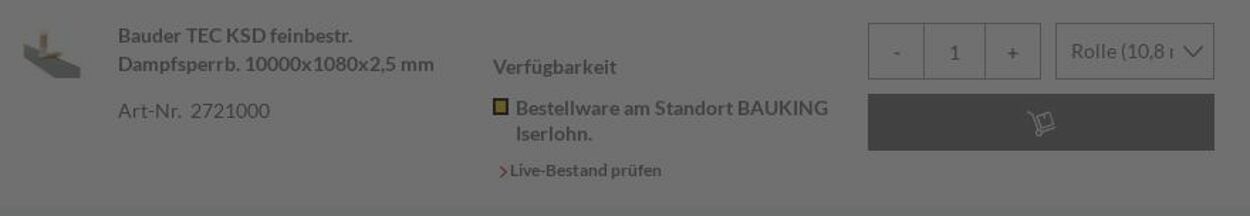 Prospekt Bauking 21.07.2025 - 30.07.2025