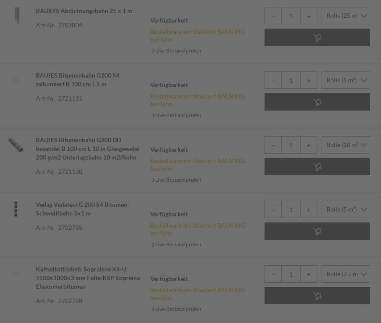 Prospekt Bauking 27.01.2025 - 05.02.2025