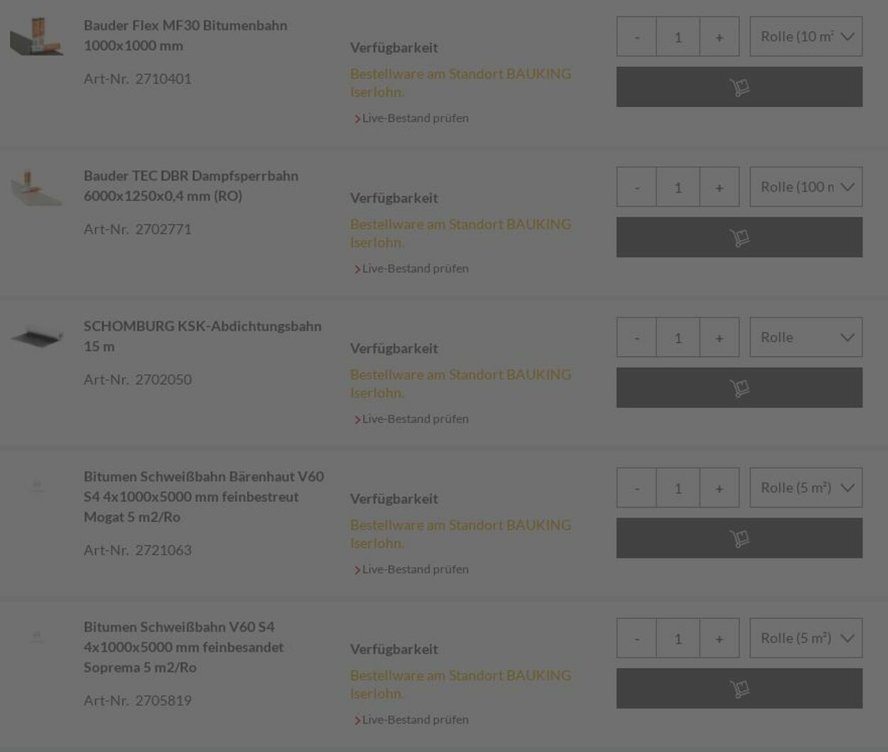 Prospekt Bauking 27.01.2025 - 05.02.2025