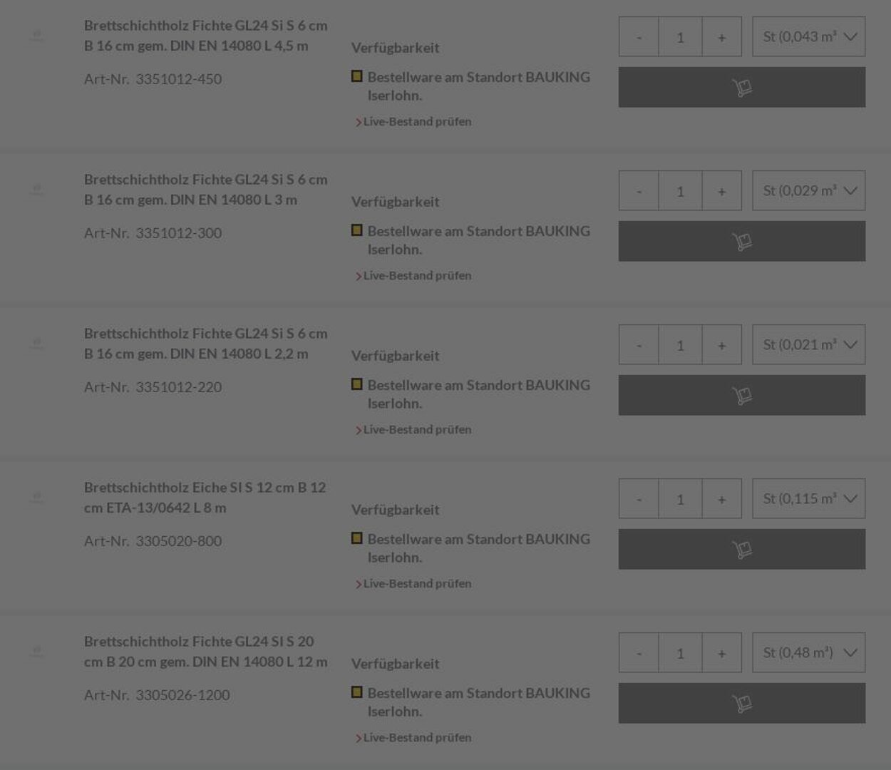 Prospekt Bauking 01.12.2025 - 10.12.2025