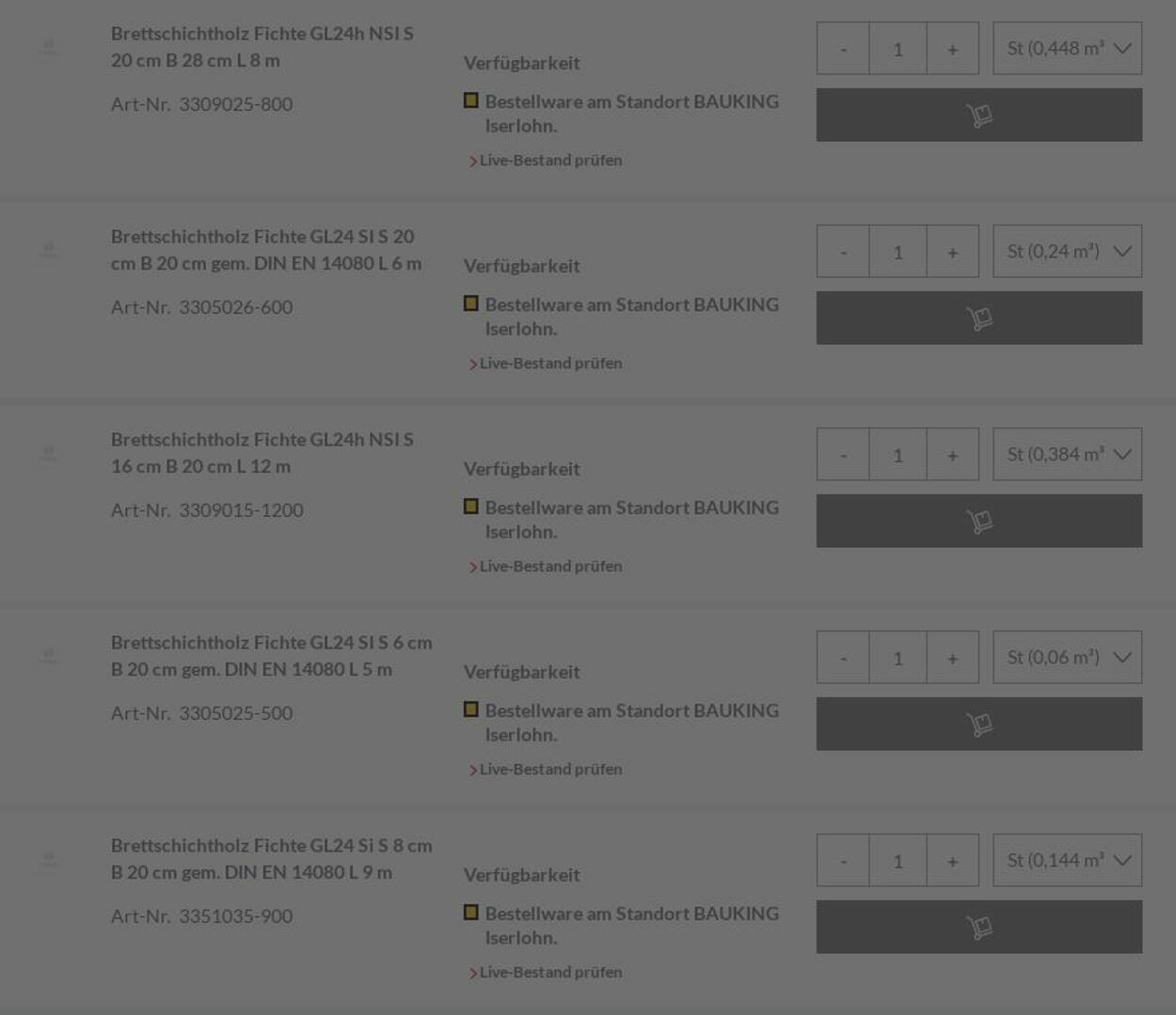 Prospekt Bauking 01.12.2025 - 10.12.2025