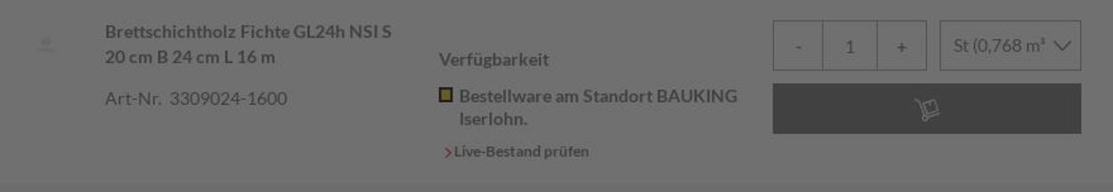 Prospekt Bauking 01.12.2025 - 10.12.2025