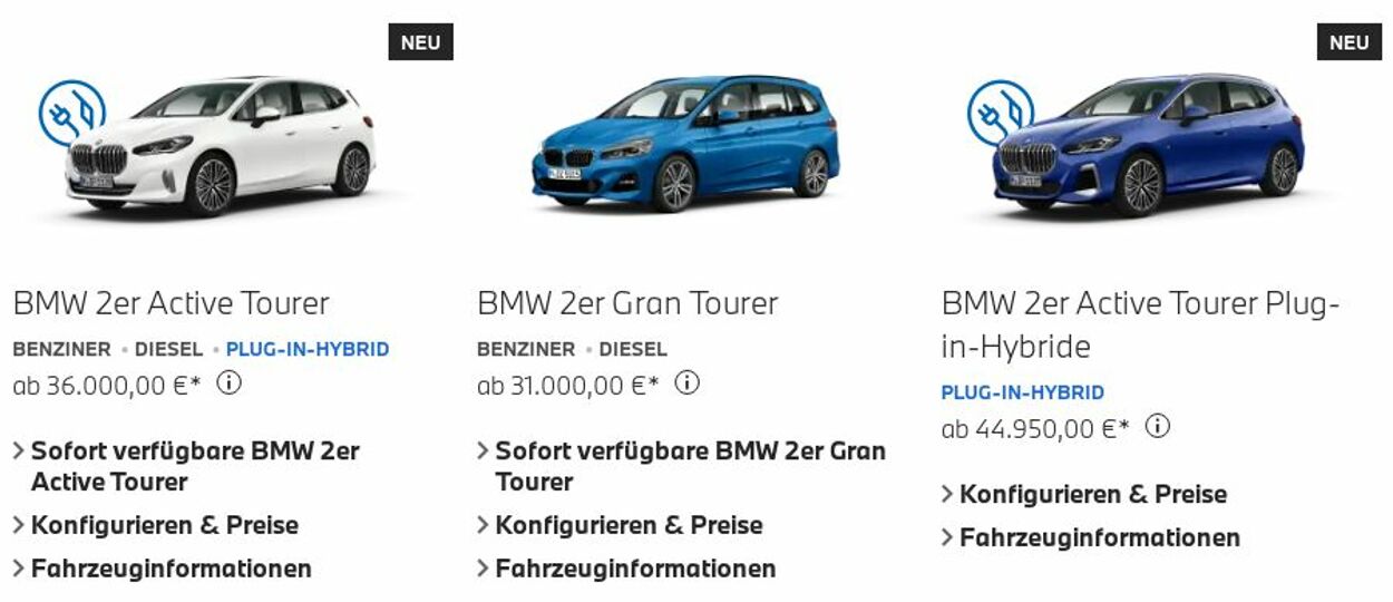 BMW Wöchentliche Prospekte