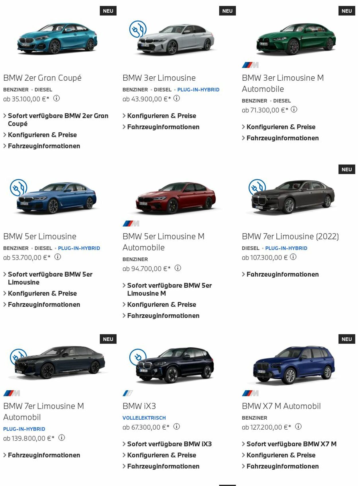 Prospekt BMW 15.08.2022 - 24.08.2022