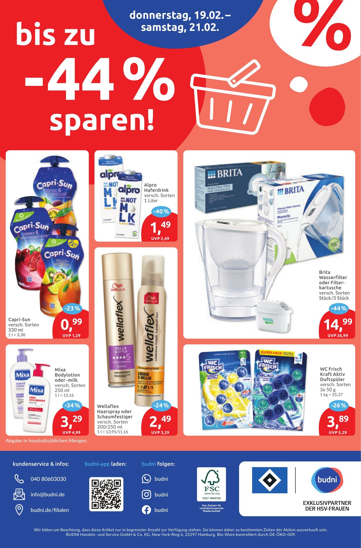 Prospekt Budni 16.02.2026 - 21.02.2026