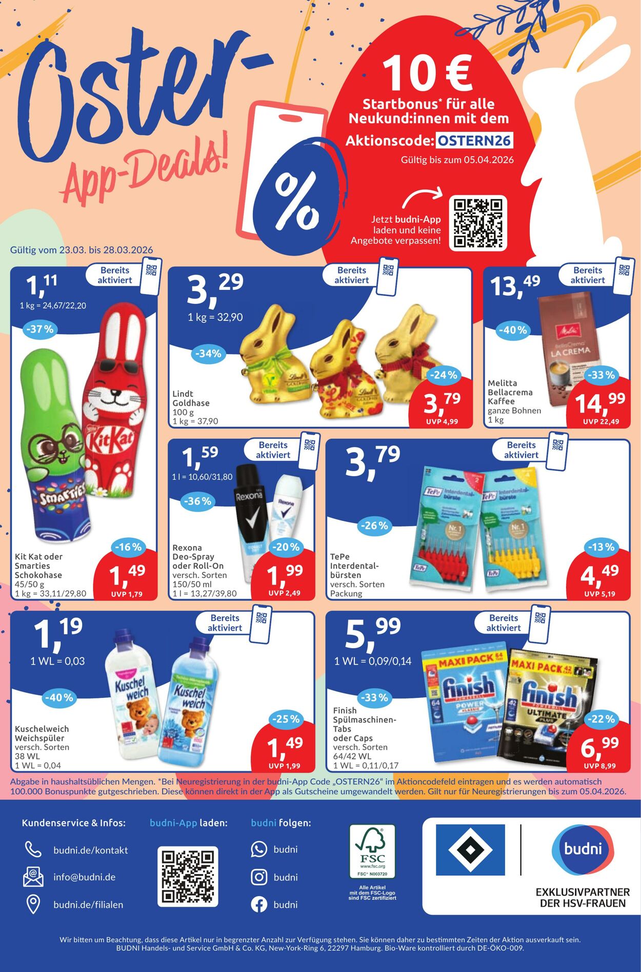 Prospekt Budni 23.03.2026 - 28.03.2026