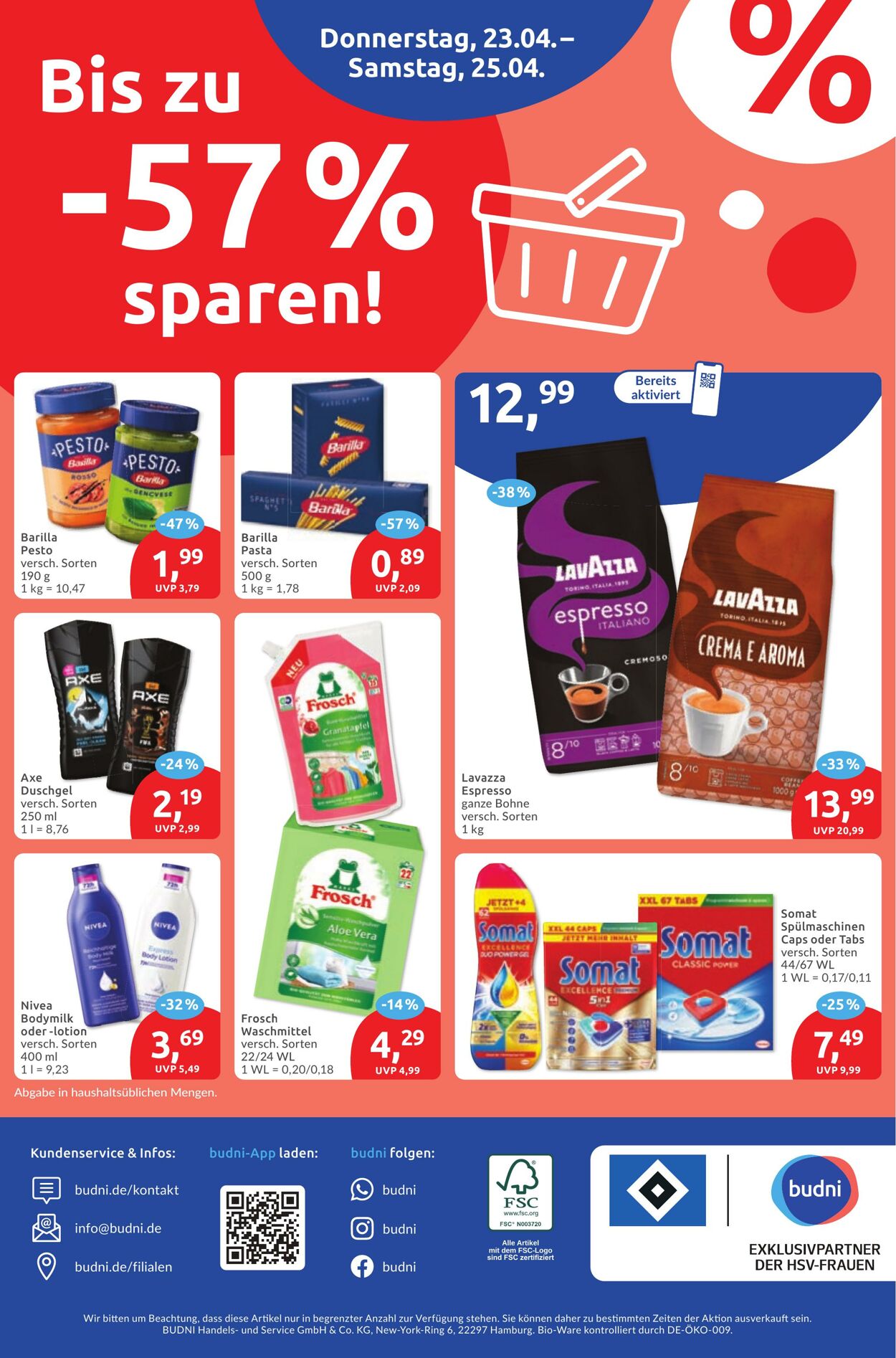 Prospekt Budni 20.04.2026 - 25.04.2026