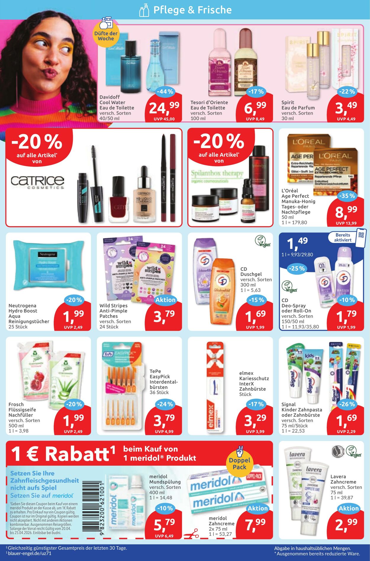 Prospekt Budni 20.04.2026 - 25.04.2026