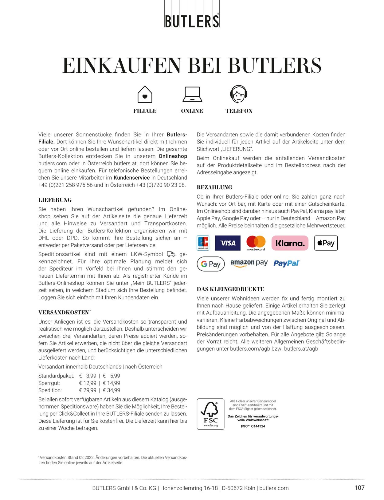 Prospekt Butlers 01.02.2022 - 31.12.2022