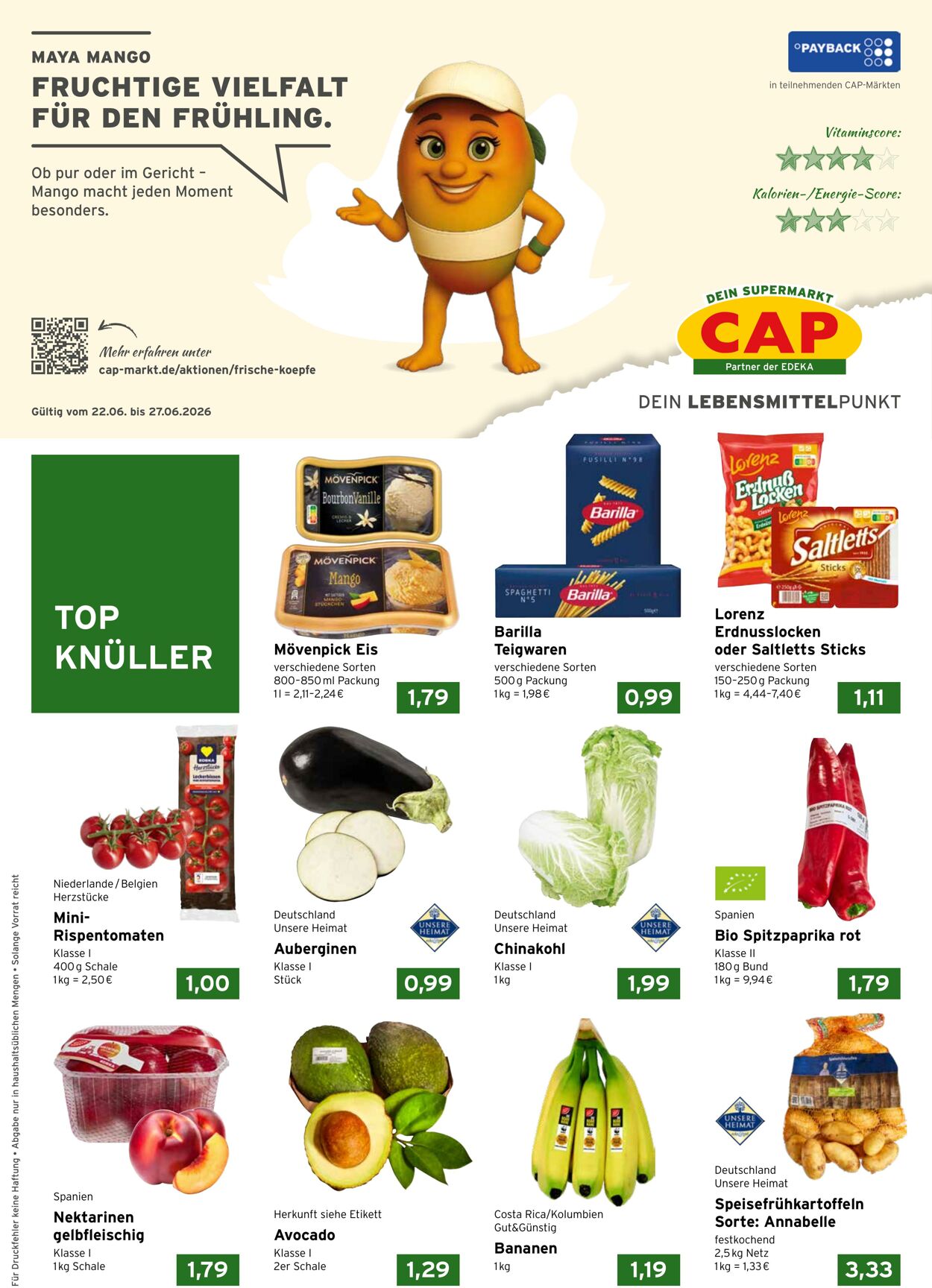 Prospekt CAP Markt 22.06.2026 - 27.06.2026