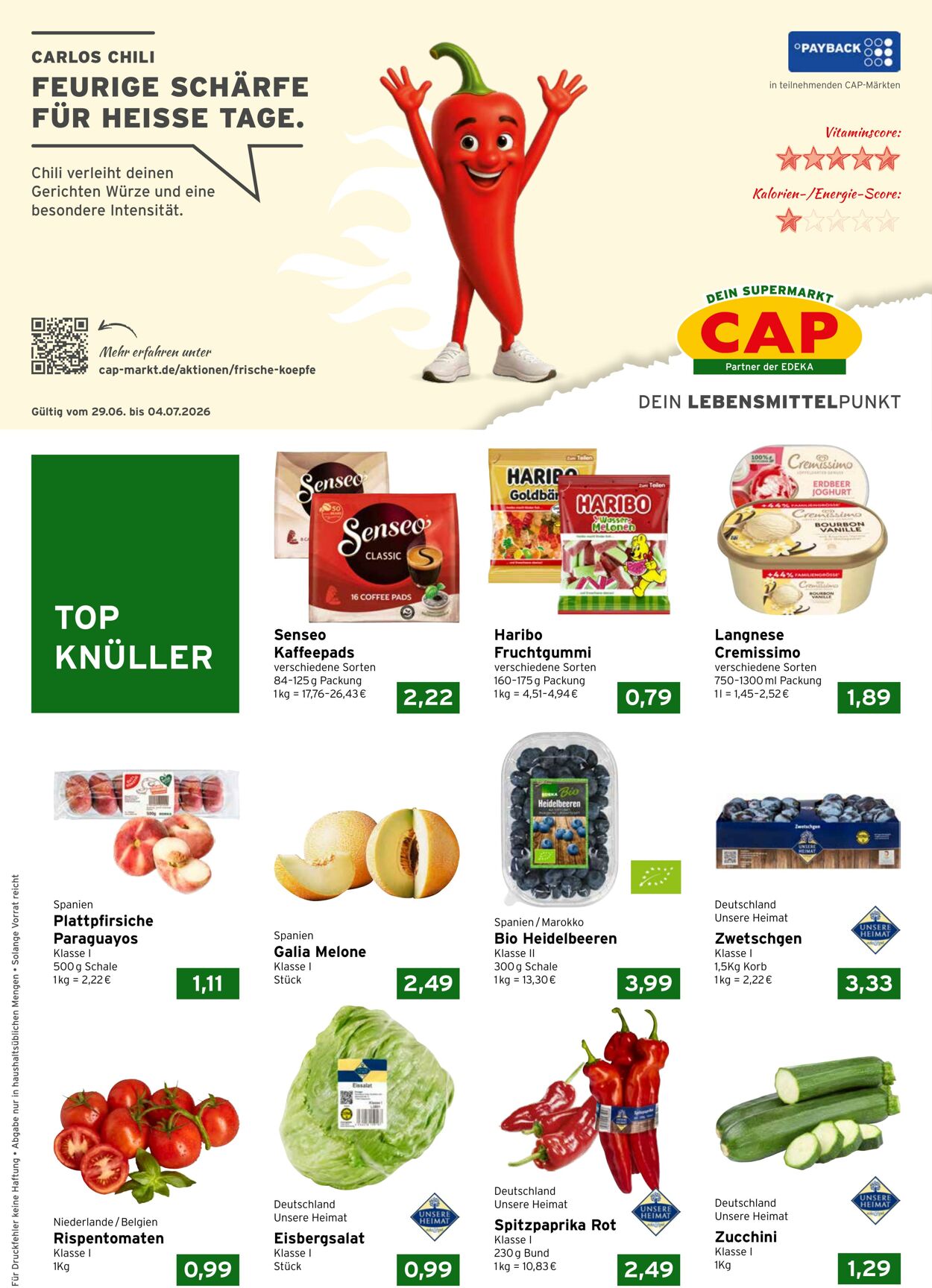Prospekt CAP Markt 29.06.2026 - 04.07.2026
