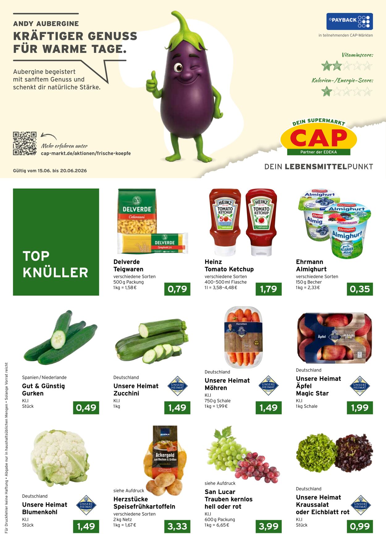 Prospekt CAP Markt 15.06.2026 - 20.06.2026