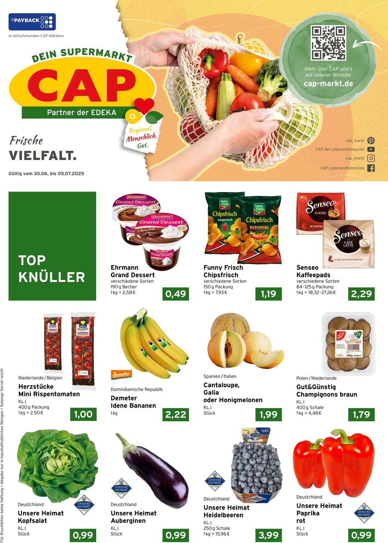 Prospekt CAP Markt 30.06.2025 - 05.07.2025