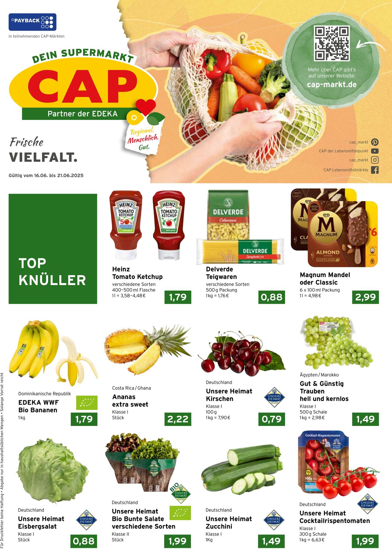 Prospekt CAP Markt 16.06.2025 - 21.06.2025