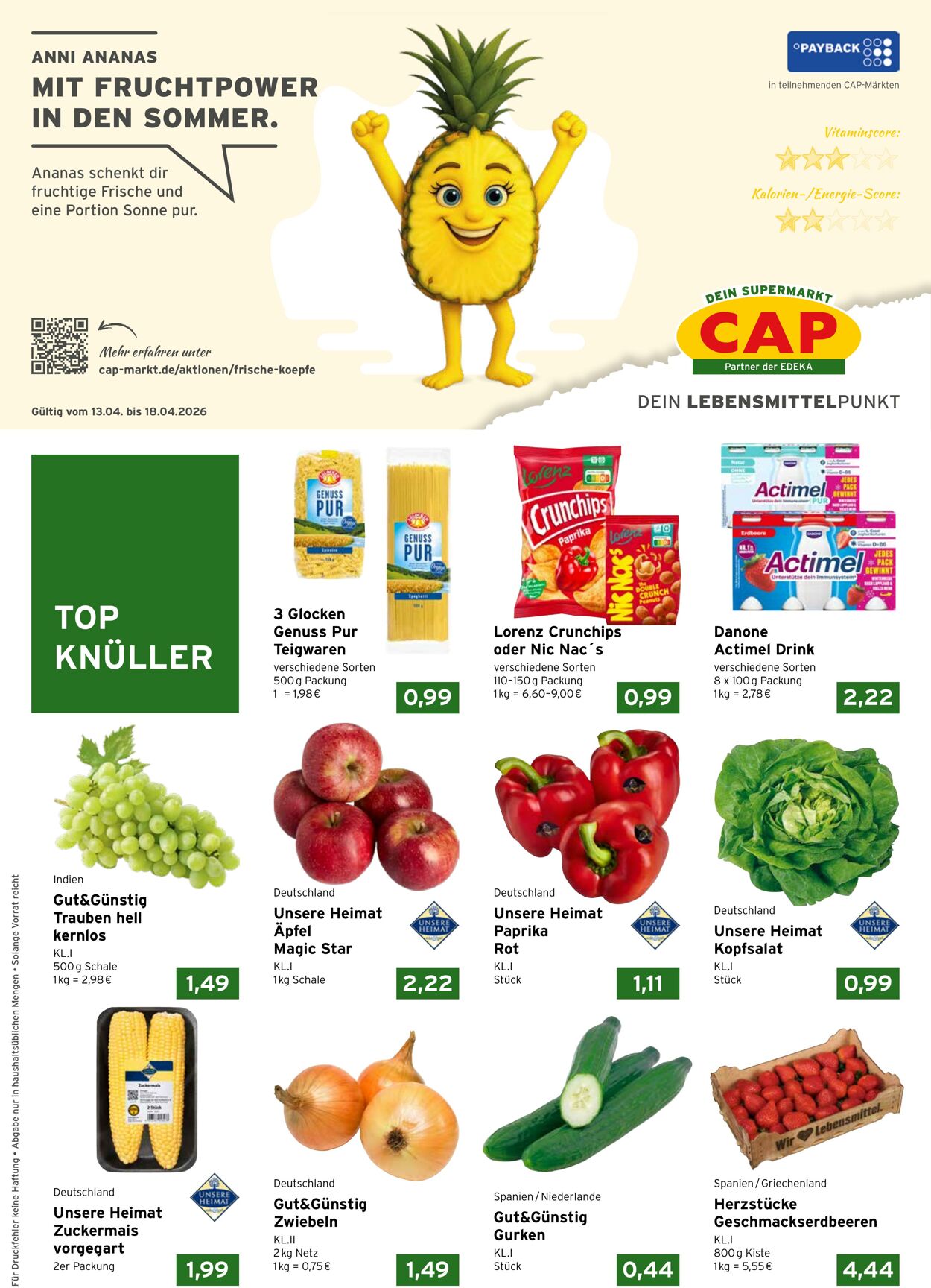 Prospekt CAP Markt 13.04.2026 - 18.04.2026