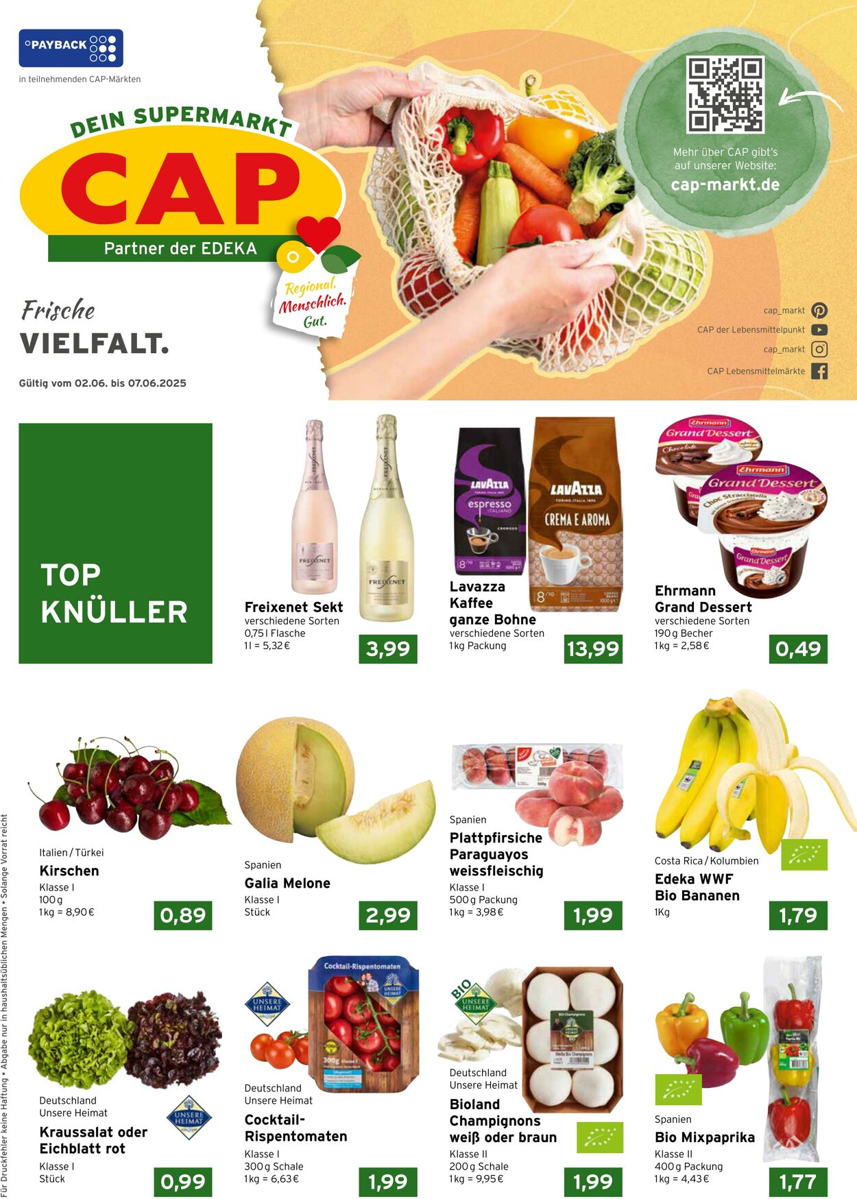 Prospekt CAP Markt 02.06.2025 - 07.06.2025