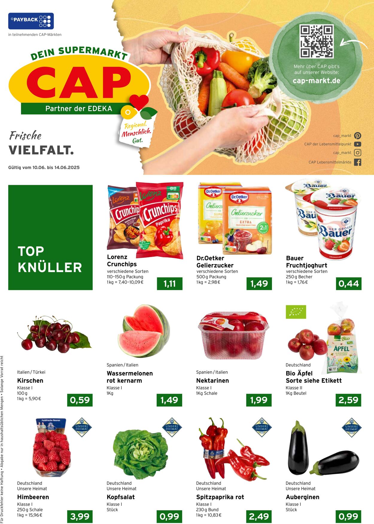 Prospekt CAP Markt 10.06.2025 - 14.06.2025