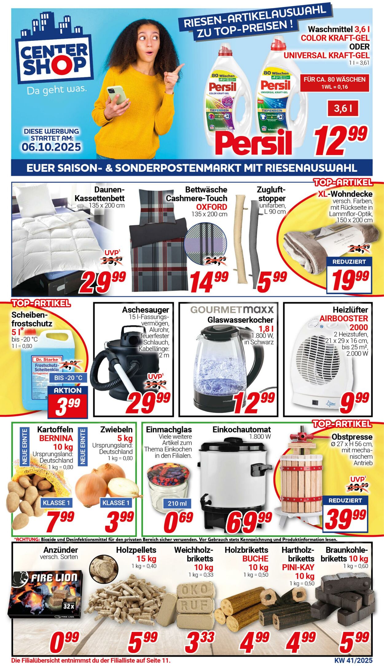Prospekt CENTERSHOP 29.09.2025 - 04.10.2025