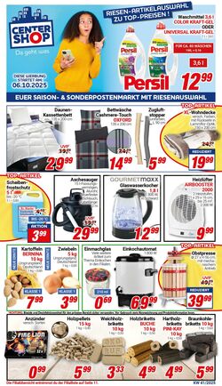 Prospekt CENTERSHOP 08.12.2025 - 13.12.2025