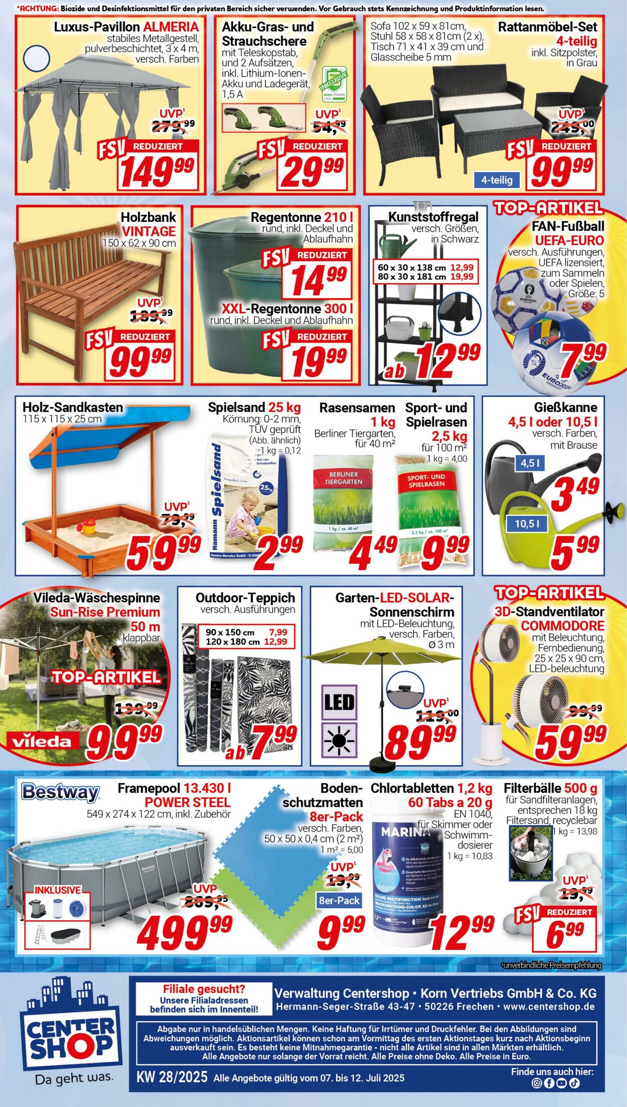 Prospekt CENTERSHOP 30.06.2025 - 05.07.2025
