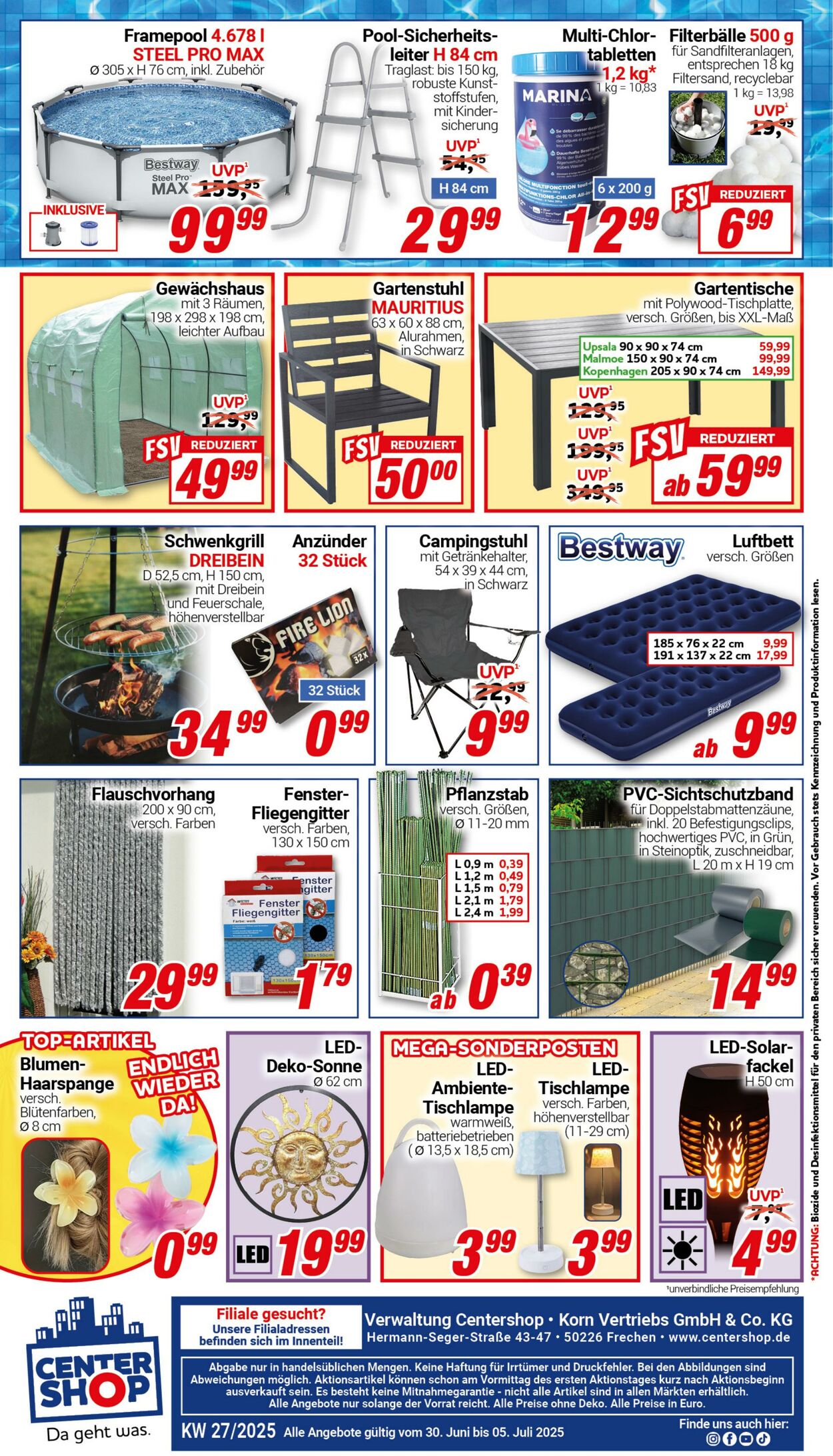 Prospekt CENTERSHOP 23.06.2025 - 28.06.2025