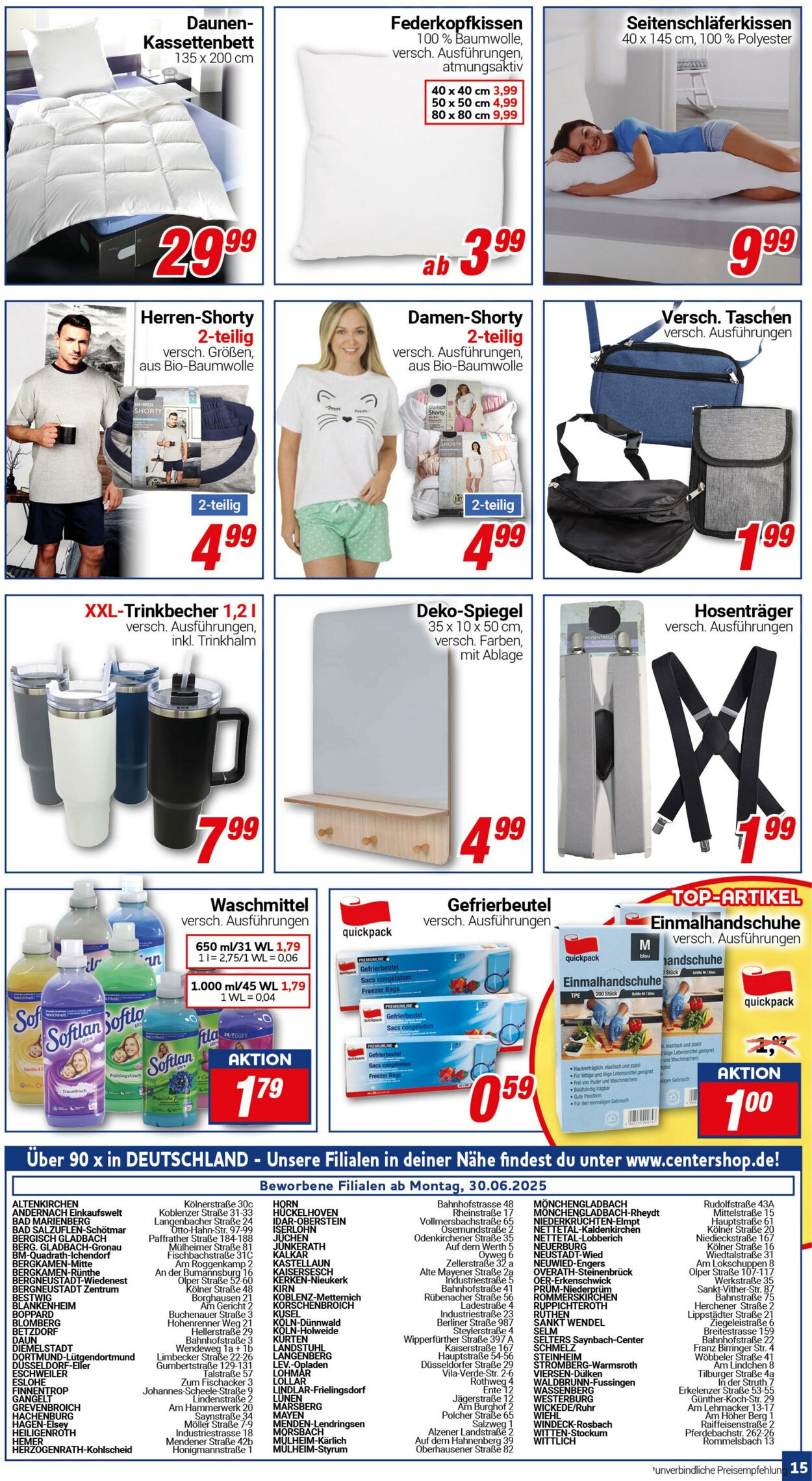 Prospekt CENTERSHOP 23.06.2025 - 28.06.2025
