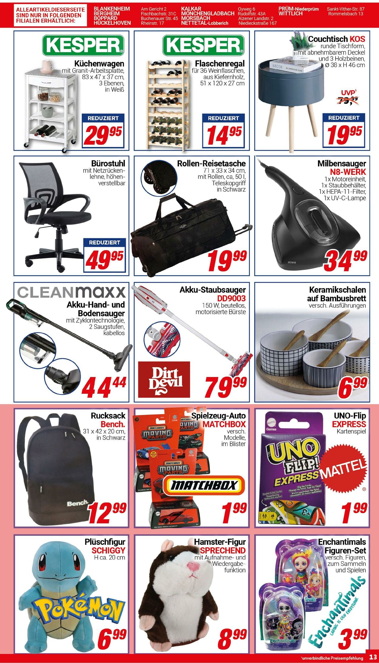 Prospekt CENTERSHOP 24.11.2025 - 29.11.2025