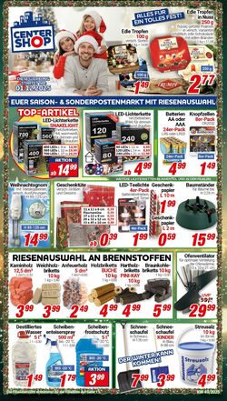 Prospekt CENTERSHOP 24.11.2025 - 29.11.2025