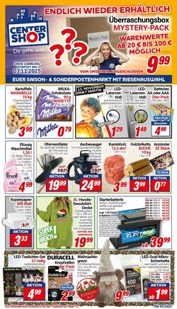 Prospekt CENTERSHOP 27.10.2025 - 01.11.2025
