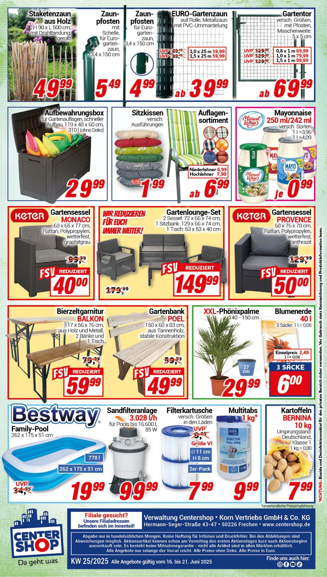 Prospekt CENTERSHOP 09.06.2025 - 14.06.2025