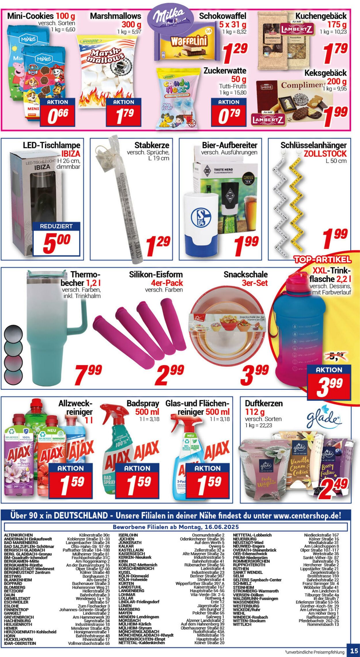 Prospekt CENTERSHOP 09.06.2025 - 14.06.2025