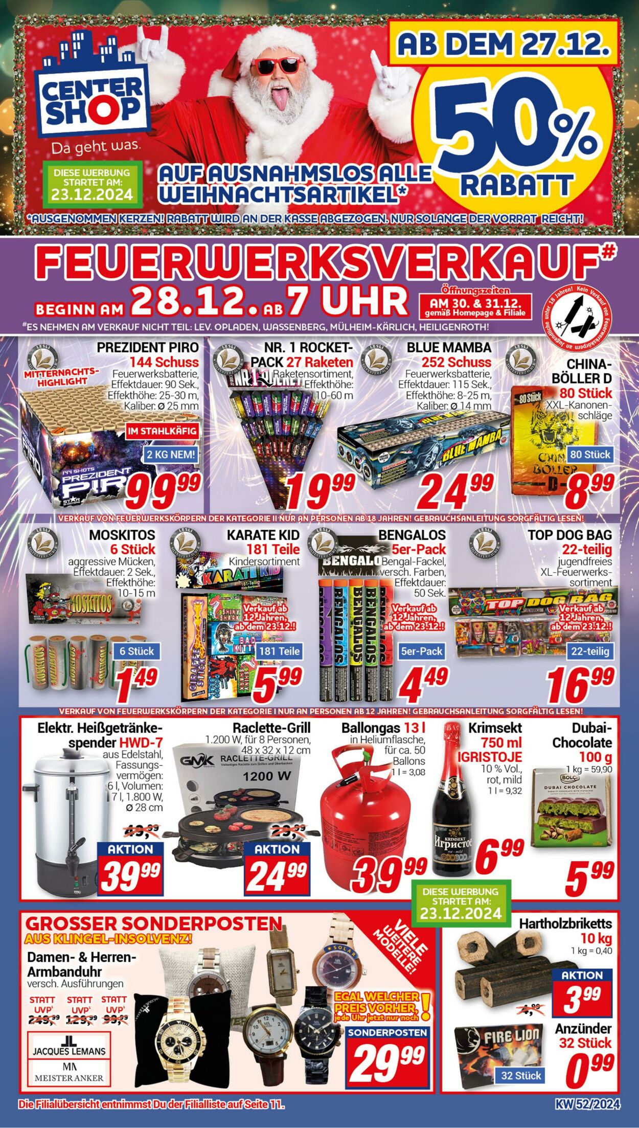 CENTERSHOP Wöchentliche Prospekte