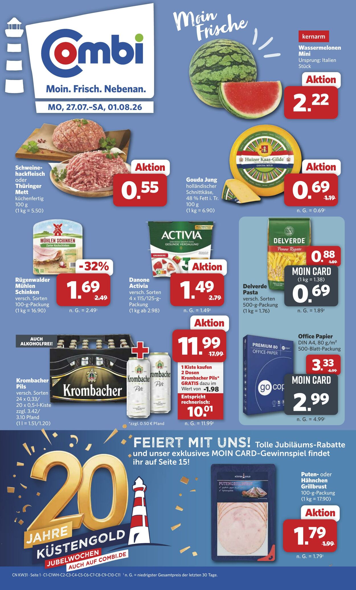 Prospekt Combi 27.07.2026 - 01.08.2026