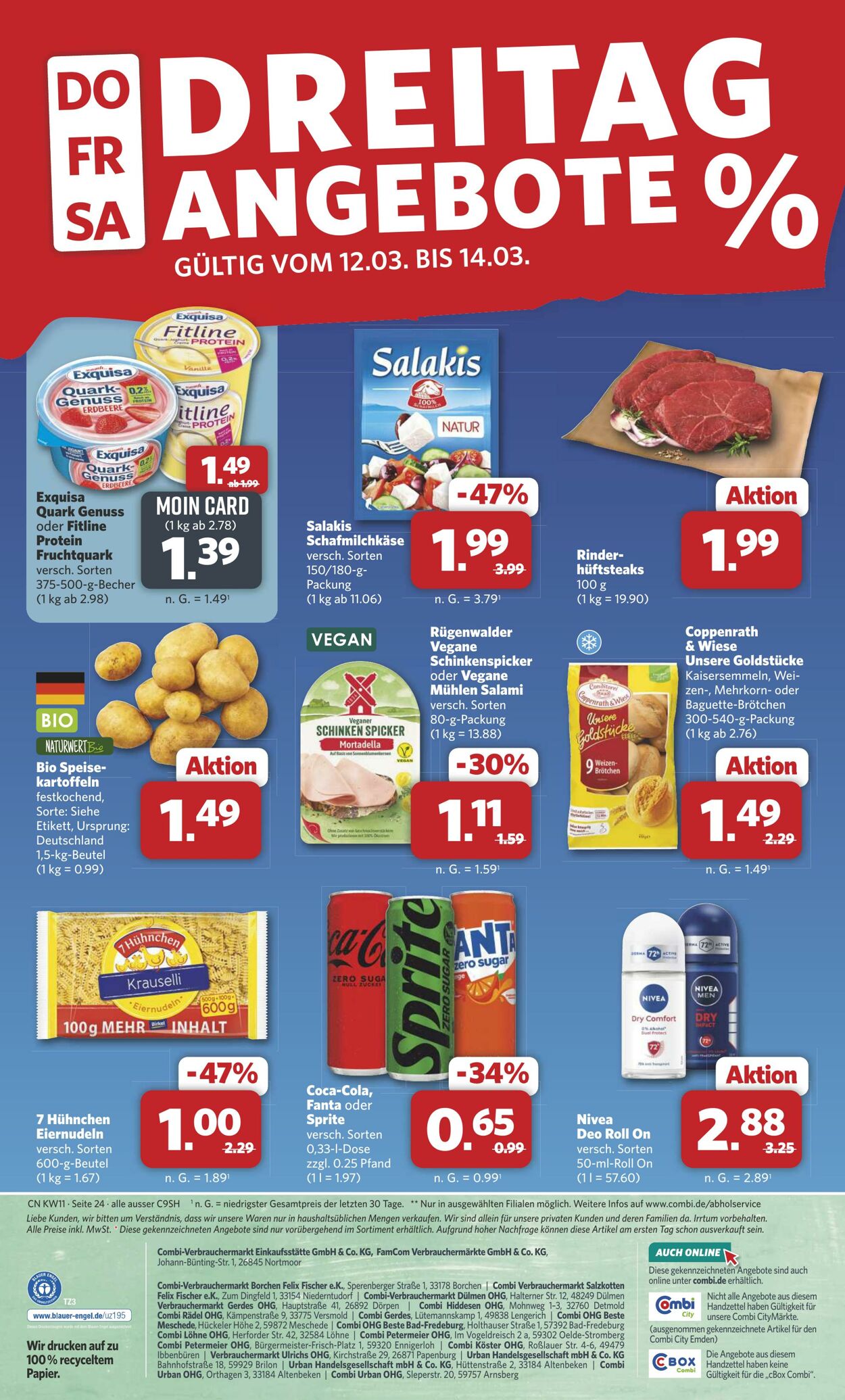Prospekt Combi 09.03.2026 - 14.03.2026