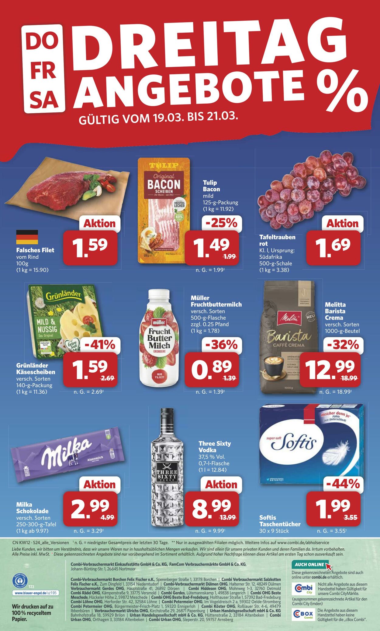 Prospekt Combi 16.03.2026 - 21.03.2026