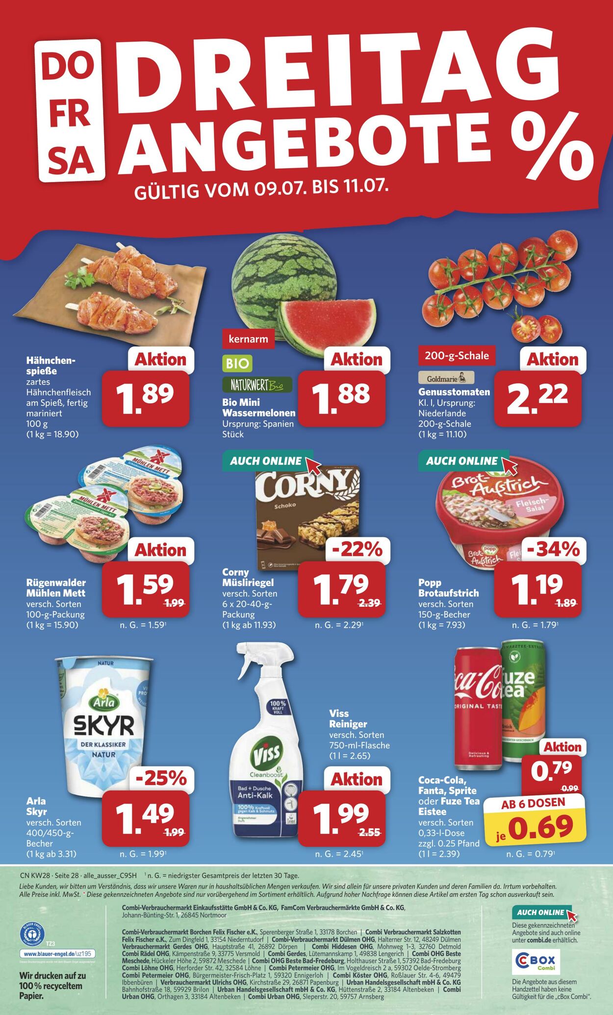Prospekt Combi 06.07.2026 - 11.07.2026