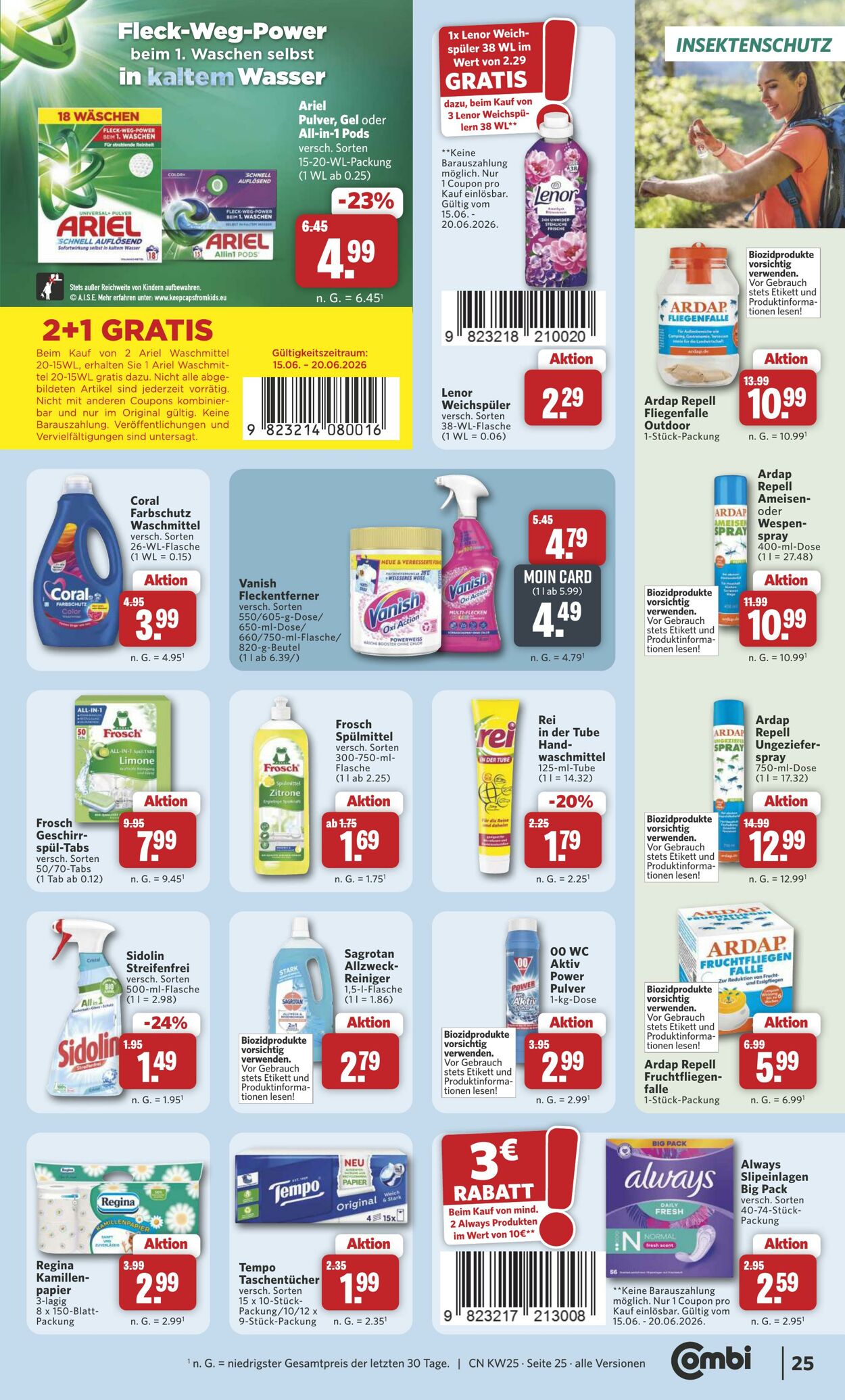 Prospekt Combi 15.06.2026 - 20.06.2026