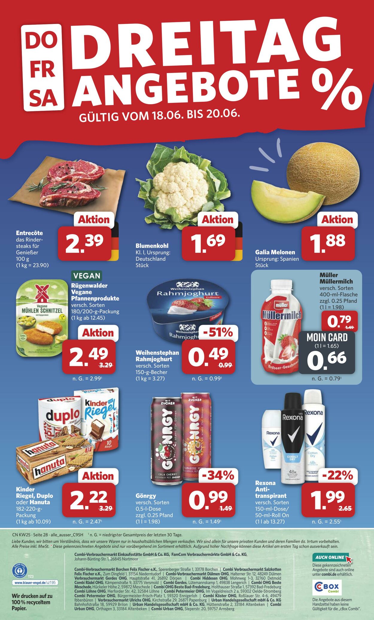 Prospekt Combi 15.06.2026 - 20.06.2026