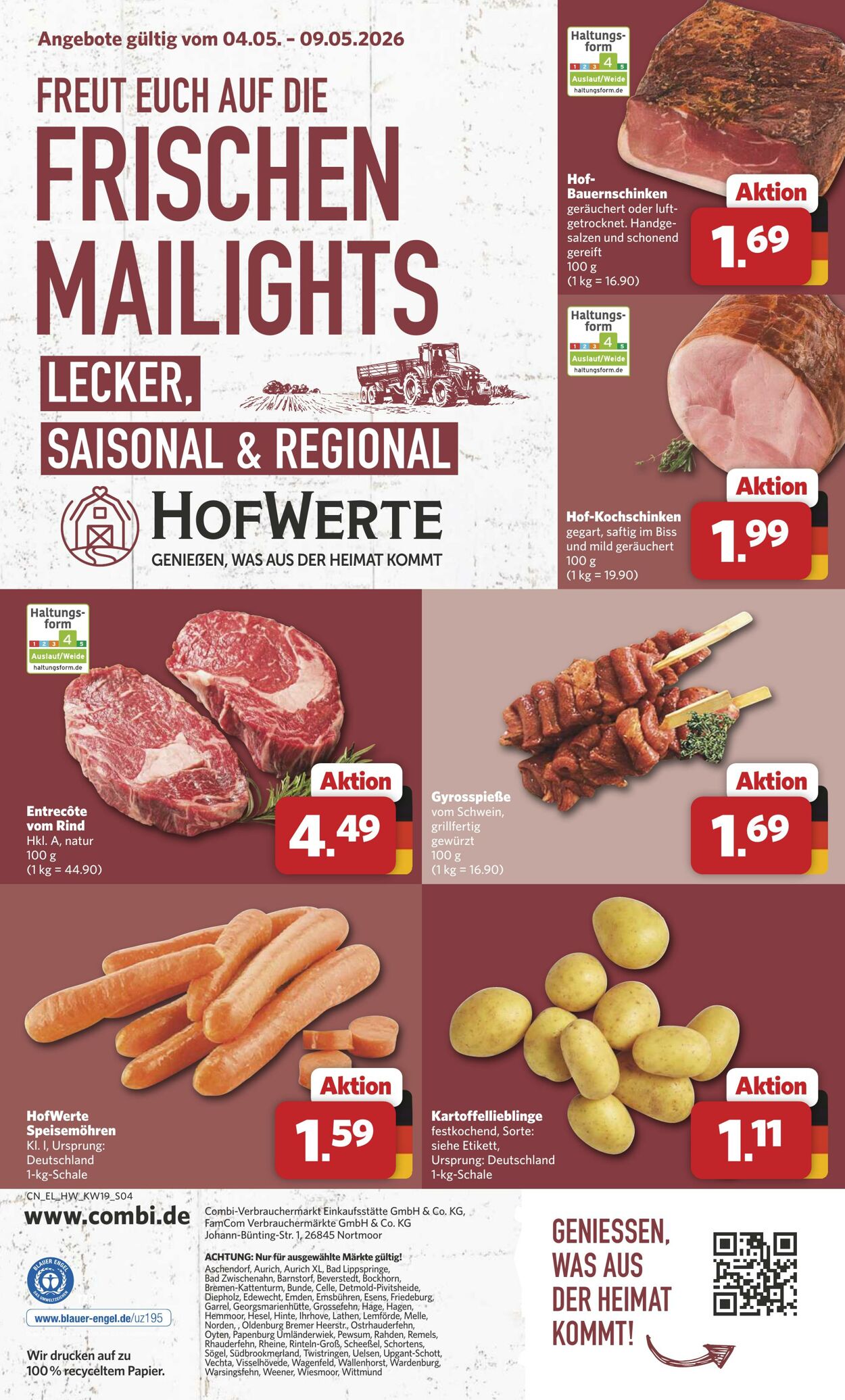 Prospekt Combi 04.05.2026 - 09.05.2026