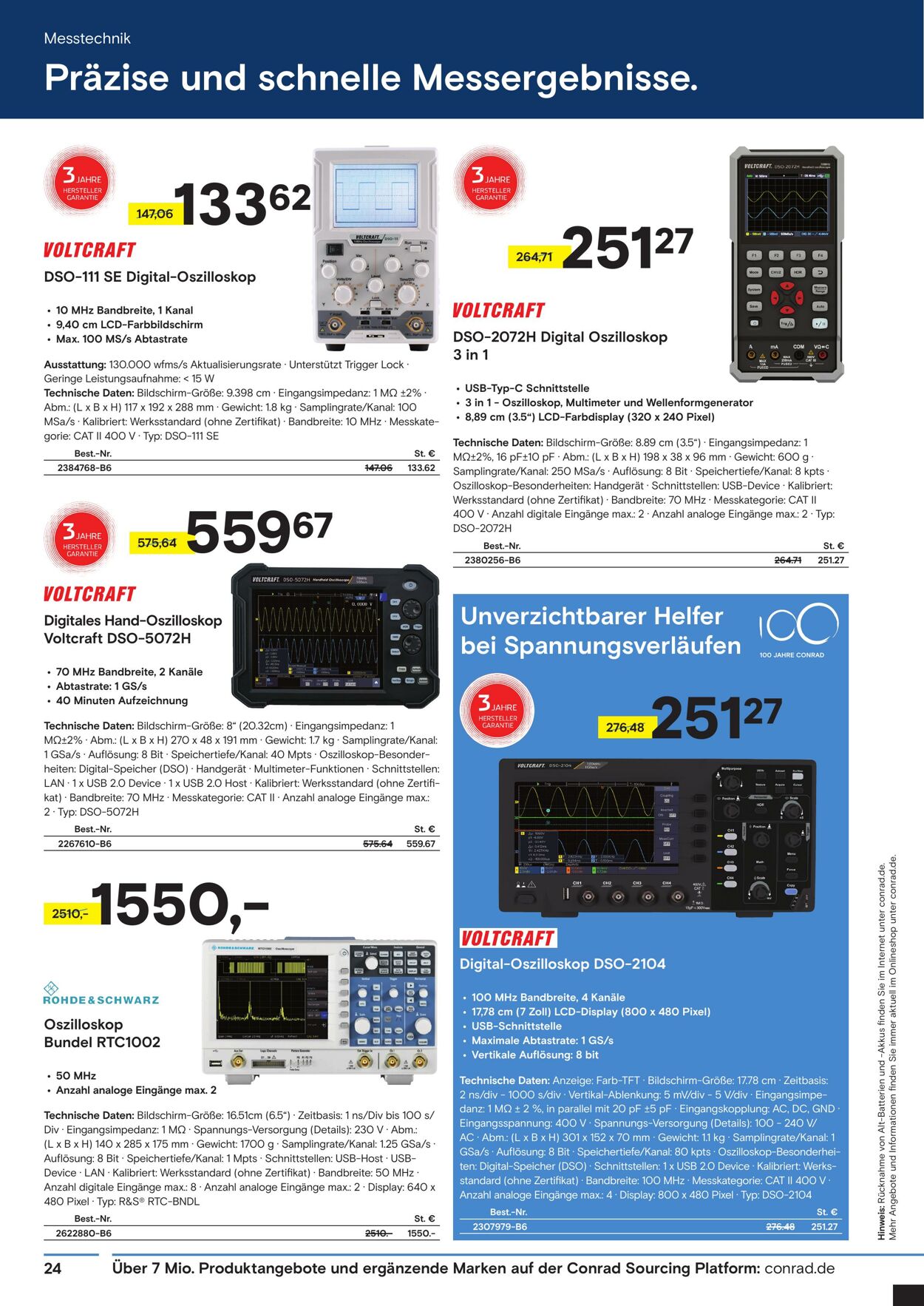 Prospekt Conrad 10.01.2023 - 31.12.2023