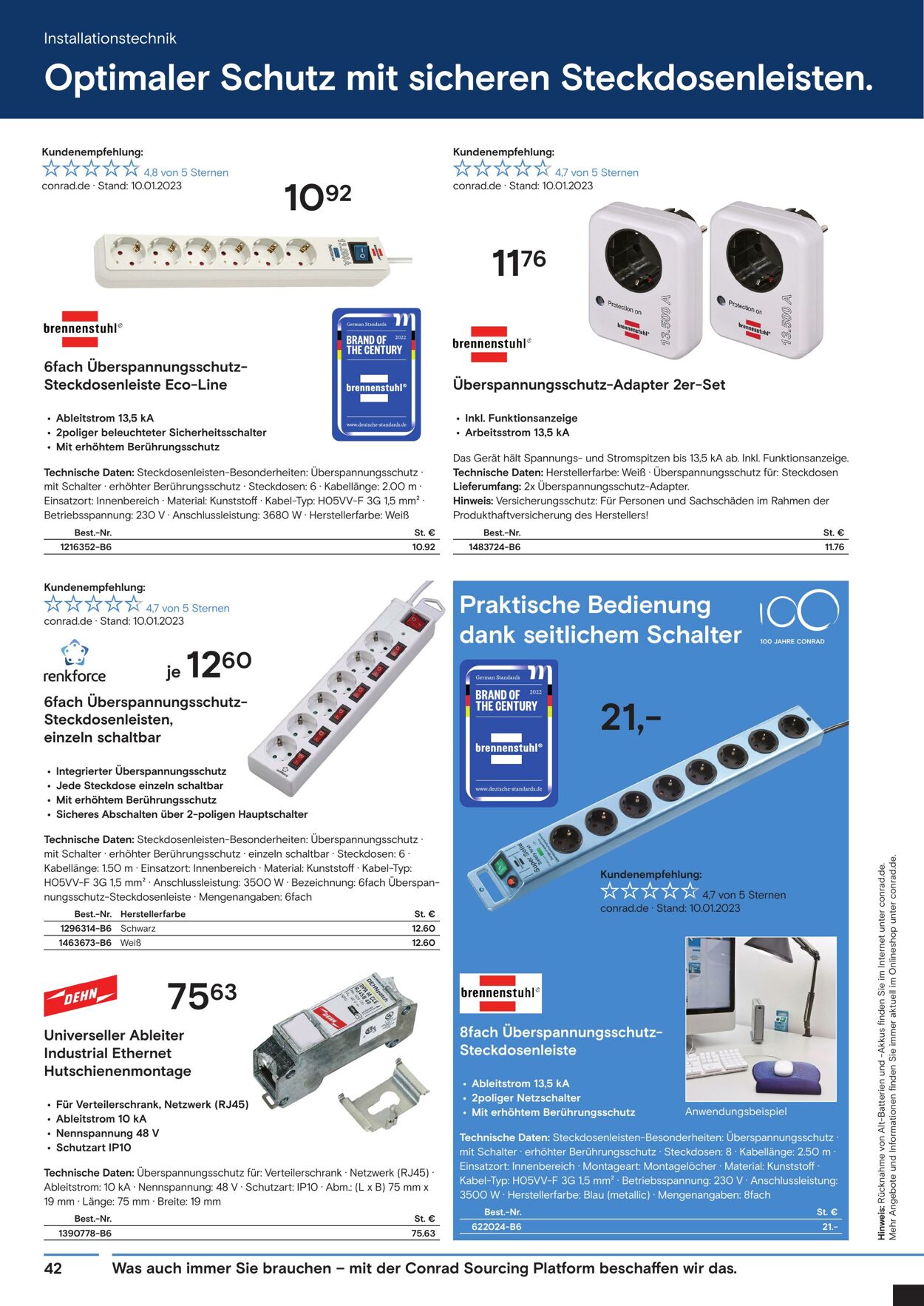 Prospekt Conrad 10.01.2023 - 31.12.2023