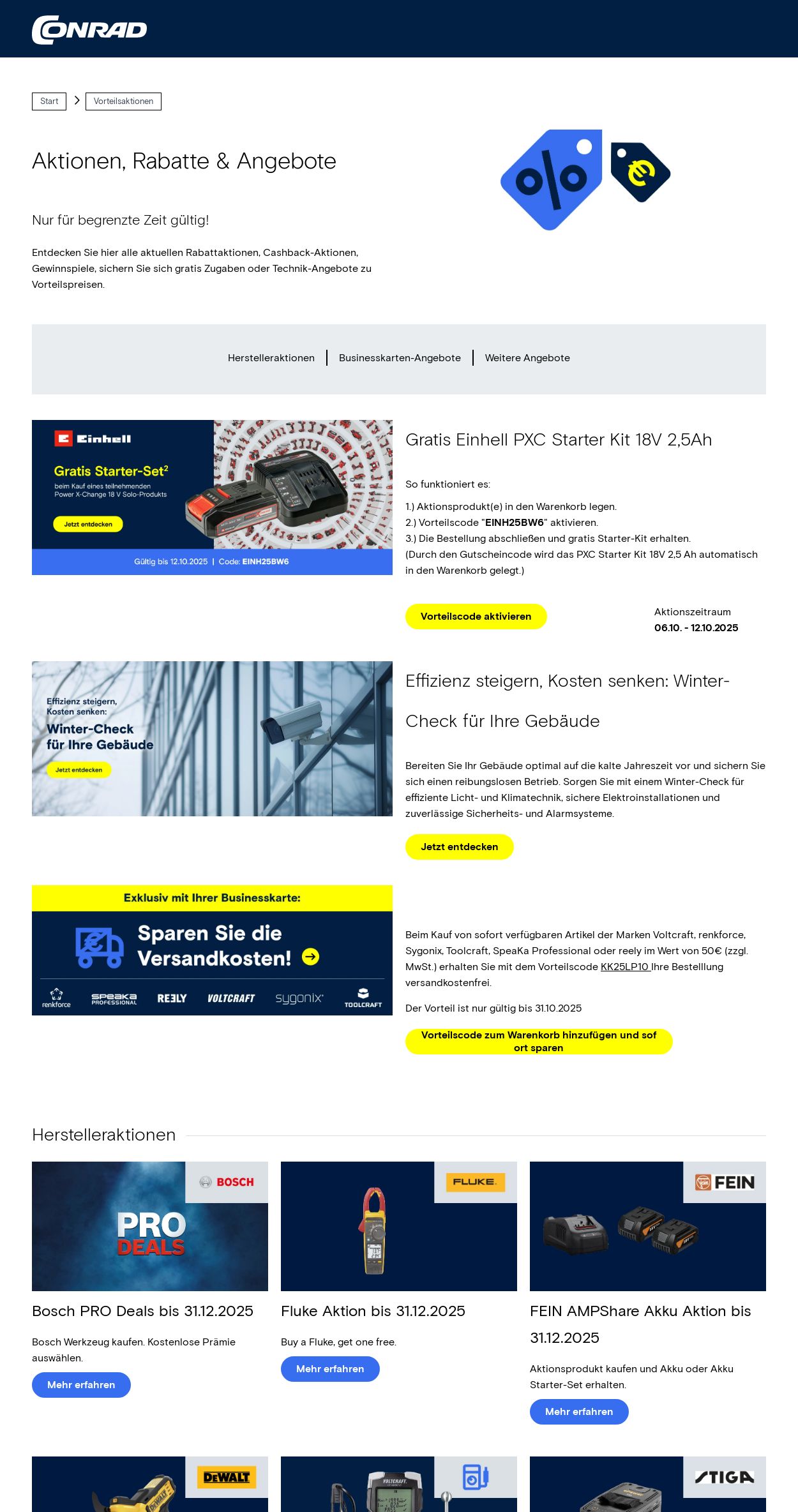 Prospekt Conrad 06.10.2025 - 15.10.2025