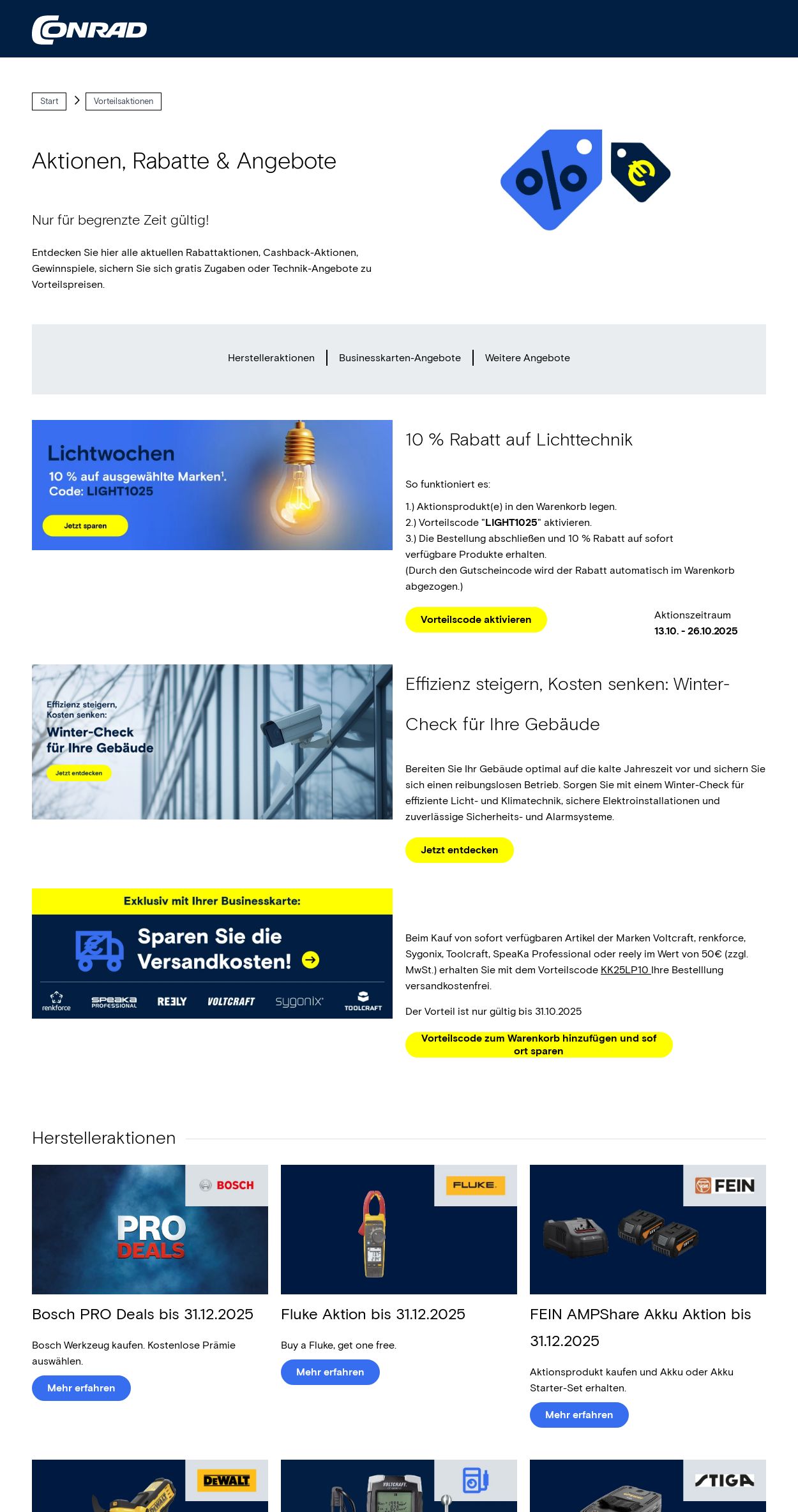 Prospekt Conrad 20.10.2025 - 29.10.2025