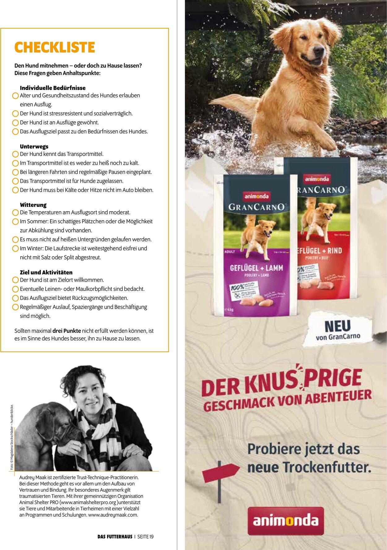 Prospekt Das Futterhaus 01.08.2025 - 31.08.2025