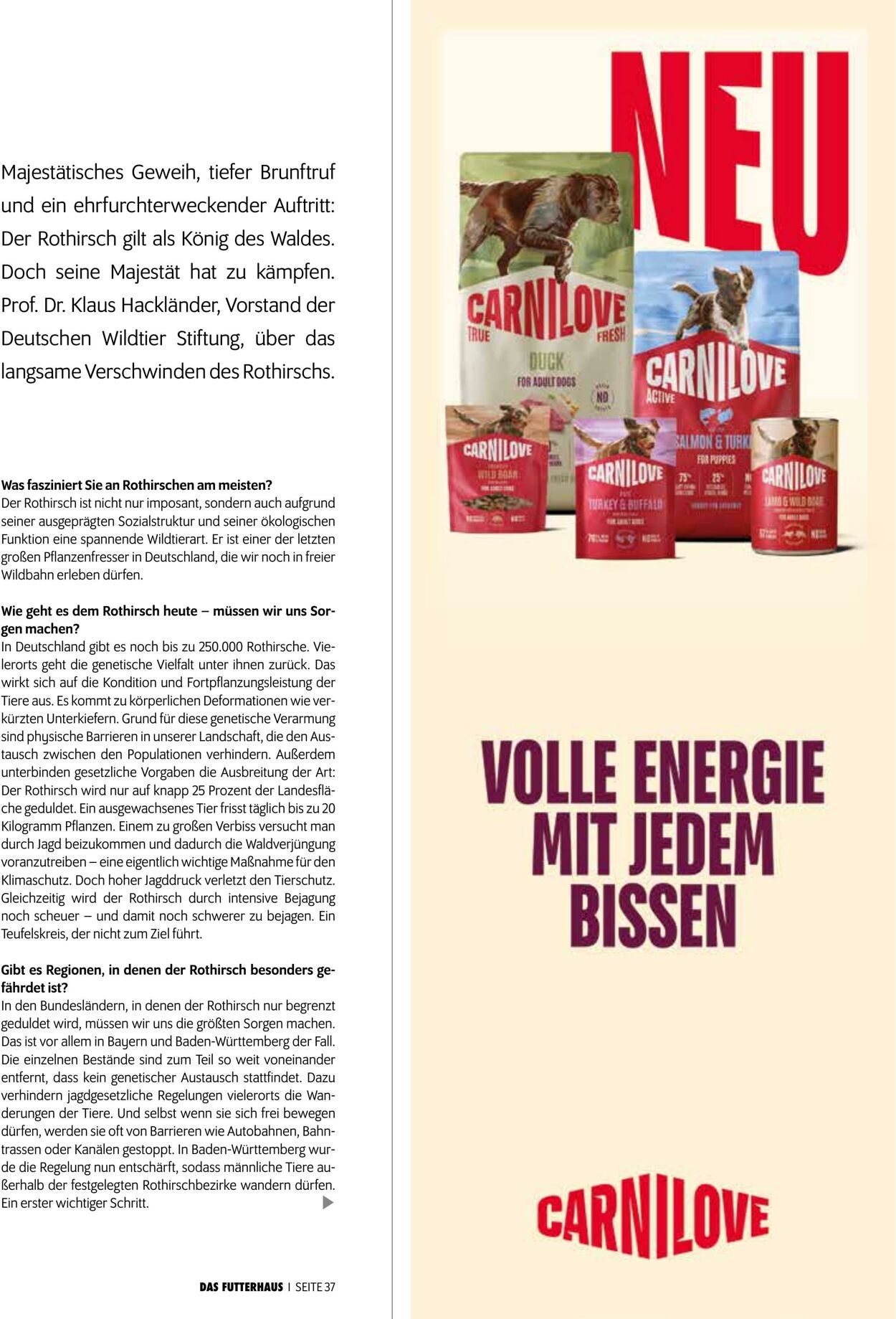 Prospekt Das Futterhaus 01.04.2026 - 30.04.2026