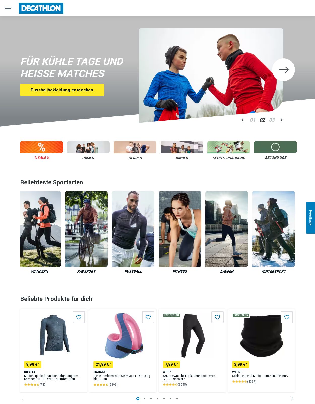 Prospekt Decathlon 13.11.2023 - 22.11.2023